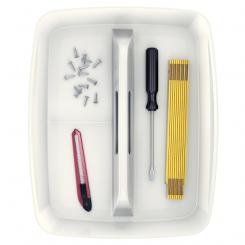 Bandeja organizadora grande con asa LEITZ MyBox  WOW, blanco