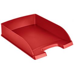 Bandejas LEITZ Plus STANDARD. Opacas. Formato vertical, rojo