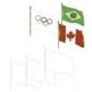 banderas-cartulina-niefenver-pack-32-ud