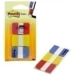 Banderitas Adhesivas Post-It 686 Rigido (Amarillo-Azul-Rojo)