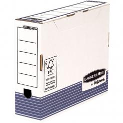 BANKERS BOX Caja de archivo definitivo A4 80mm Azul FSC