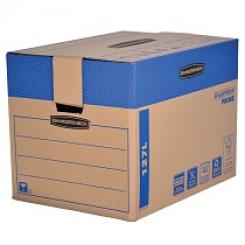 BANKERS BOX Caja de mudanza con montaje automático 127L (457x457x609mm) Prime Ultra Resistente con asas reforzadas FSC