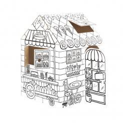 BANKERS BOX Casita de cartón para jugar Pastelería FSC