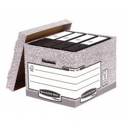 BANKERS BOX Contenedor de archivos tamaño folio Gris FSC
