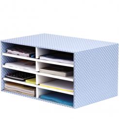 BANKERS BOX Módulo de Archivo de sobremesa Azul/Blanco FSC