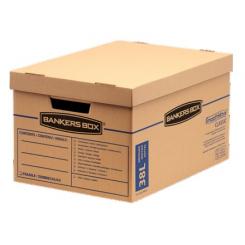 BANKERS BOX Pack de 10 Cajas de mudanzas con montaje automático 38L (325x260x445mm) Classic Resistente FSC