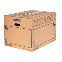 BANKERS BOX Pack de 10 Cajas de mudanzas con montaje manual 32L (430x300x250mm) Resistente FSC