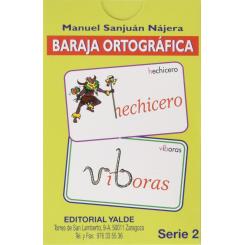 Baraja Ortografica 2.(5-12 Años) 33 Cartas, Ed. YALDE