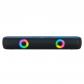 Barra de sonido Q-CONNECT para pc con iluminaciÃ³n led color negro
