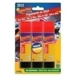Barra Pegamento Supertite 40G Blister De 3