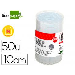 Barra termofusible LIDERPAPEL de 7 mm de diametro x 100 mm de alto caja de 50 unidades