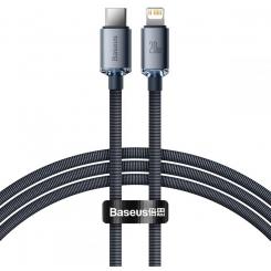 Baseus CAJY000201 cable de teléfono móvil Gris 1,2 m USB C Lightning