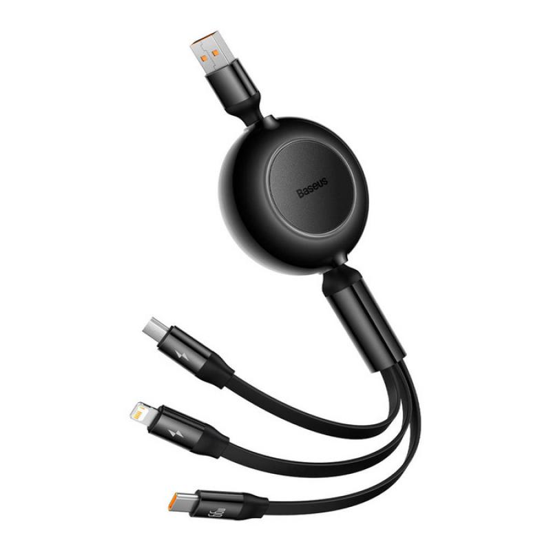 baseus-camj010101-cable-usb-usb-20-11-m-usb-a-usb-c-micro-usb-b-lightning-048-gbit-s-66-w-negro