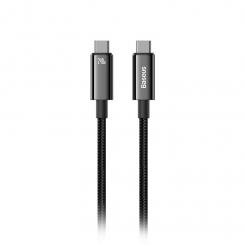Baseus CAWJ040001 cable USB USB 2.0 1 m USB C 0,48 Gbit/s 240 W Negro