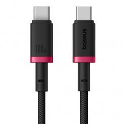 Baseus P10377803U01-01 cable USB USB 2.0 2 m USB C 0,48 Gbit/s 100 W Negro