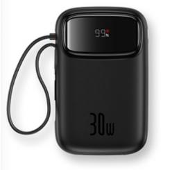 Baseus Qpow 2 Polímero de litio 10000 mAh Negro