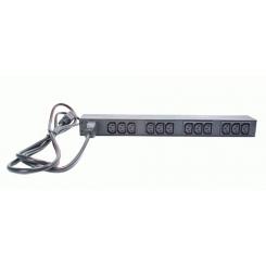APC Basic Rack PDU unidad de distribución de energía (PDU) 12 salidas AC 0U/1U Negro