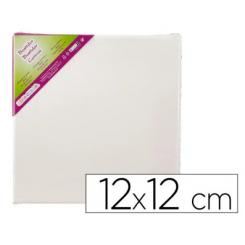 Bastidor LIDERPAPEL Lienzo grapado Trasero Algodon 100% 12X12 cm