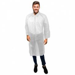 Bata de Polietileno con corchetes impermeable talla única