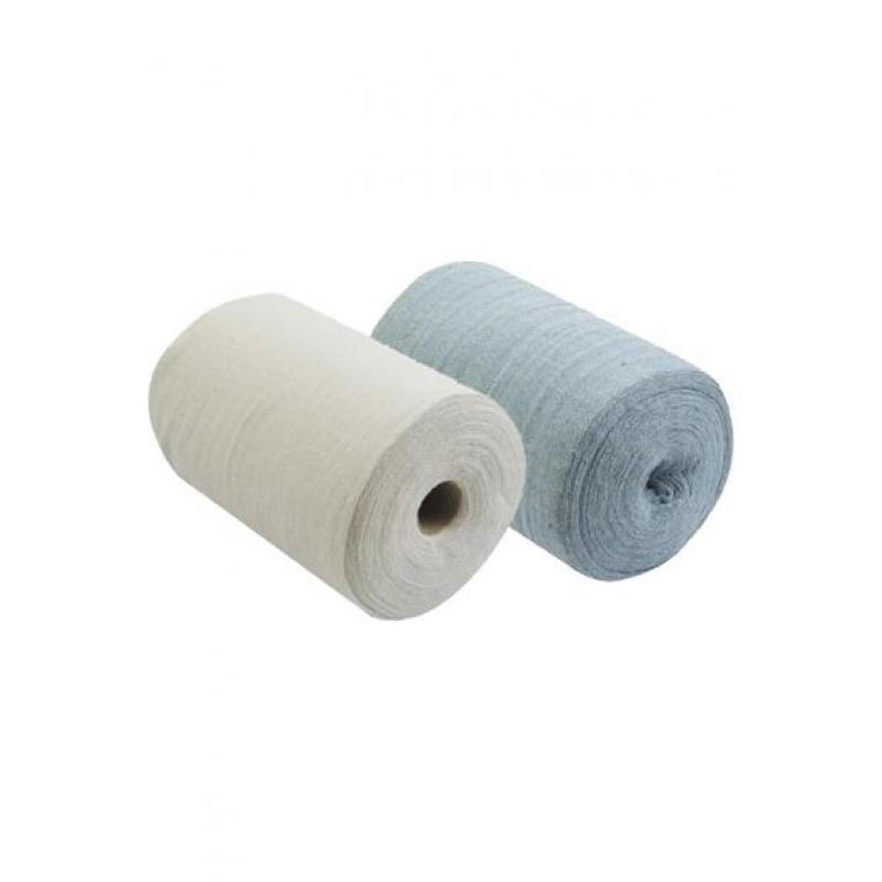 Bayeta de punto en rollo 0,30x20 Metros azul especialmente diseñada para la limpieza en seco de polvo