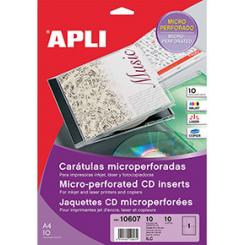 APLI B.Caratula Cd Microperfor. 10H