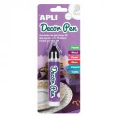 APLI B.Decorpen Metal Blanco 1Ud