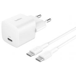 Belkin BoostCharge Consola de juegos portátil, Smartphone, Tableta Blanco Corriente alterna Carga rápida Interior