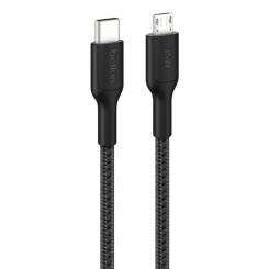 Belkin BoostCharge Pro cable USB 1 m USB C Micro-USB A Negro