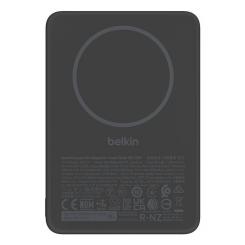 Belkin BPD017HQBK batería externa 5000 mAh Cargador inalámbrico Negro