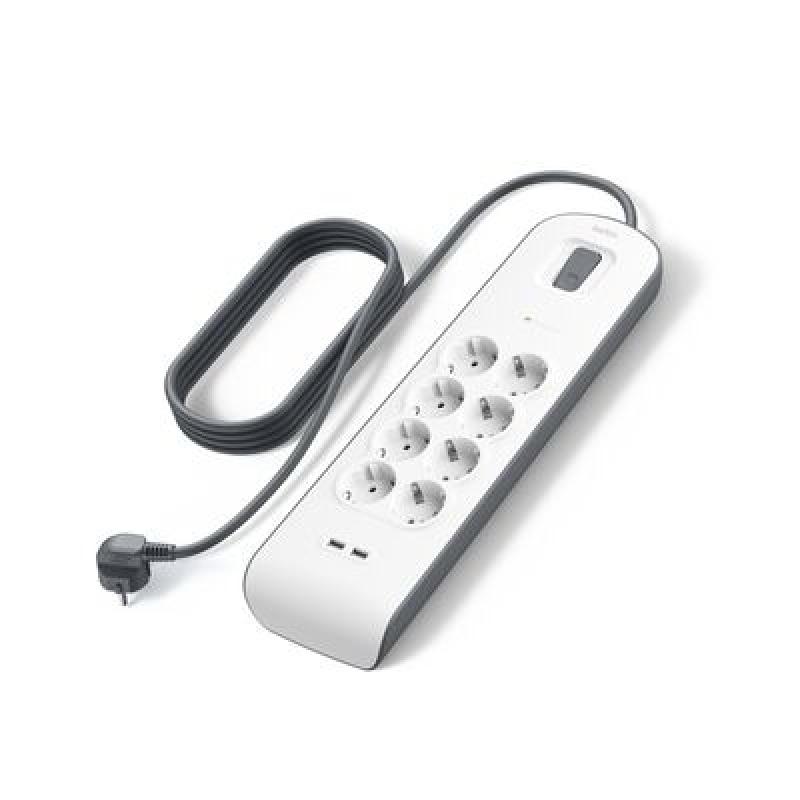 belkin-bsv804vf2m-v2-limitador-de-tension-gris-blanco-8-salidas-ac