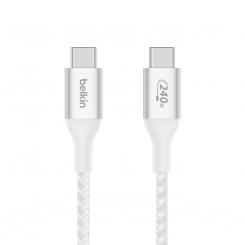 Belkin CAB015bt2MWH cable USB USB 2.0 2 m USB C Blanco