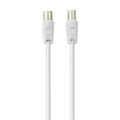 BELKIN RCA M/F 5m cable coaxial Blanco