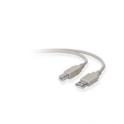 BELKIN USB A/B 3m cable USB USB 2.0 USB B Gris