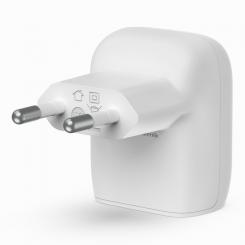 Belkin WCA006VF1MWH-B6 cargador de dispositivo móvil Smartphone Blanco Corriente alterna Carga rápida Interior