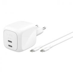 Belkin WCH020KQ2MWH-B6 cargador de dispositivo móvil Universal Blanco Corriente alterna Carga rápida Interior