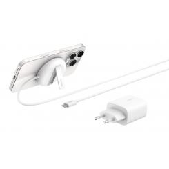 Belkin WIA011kqWH Auriculares, Smartphone Blanco USB Cargador inalámbrico Carga rápida Interior