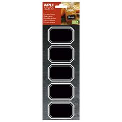 APLI B.Etiq.Rem Pizarra Octagono 65X41 10U