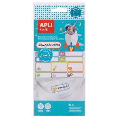 APLI B.Etiquetas. Textil Termoadhesivas 35U E