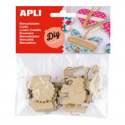 APLI B.Formas Madera Animales       12U