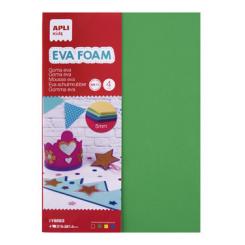 APLI B.Goma EVA 5mm Ve,Az,Ro,Am  A4 4H