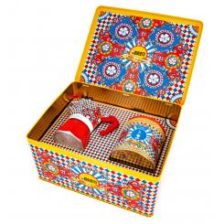 Bialetti Box Moka Express Cafetera italiana 0,13 L Azul, Rojo, Blanco