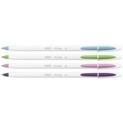 BIC  Boligrafo BIC  Cristal Up 1.2 mm Surtido Fun (Rosa,Morado,Turquesa,Verde Lima)