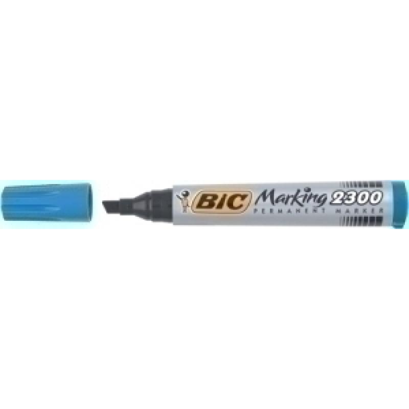 bic-marcador-permanente-bic-marking-2300-biselado-azul