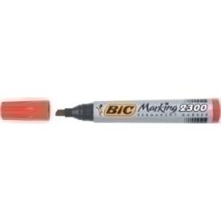 Bic Marcador Permanente Bic Marking 2300 Biselado Rojo