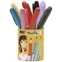 BIC  Rotulador BIC  Marking Color Bote 9+1 Surtido
