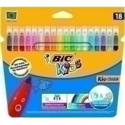 BIC  Rotulador Fibra BIC  Kid Couleur Blister De 18