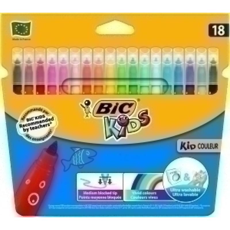 bic-rotulador-fibra-bic-kid-couleur-blister-de-18