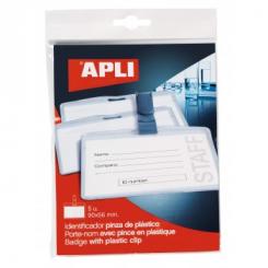 APLI B.Ident. 90X56 Pinza Plast.5U