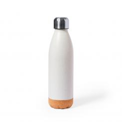 Bidón Botella acero inox c/tapón corcho Stroud 650 ml color blanco