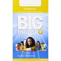 BIG ENGLISH 6 PUPIL´S MYENGLISHLAB ACCESS CODE (STANDALONE) LONGMAN